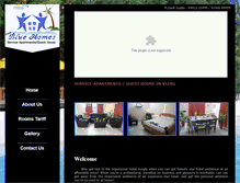 Tablet Screenshot of bluehomes.in